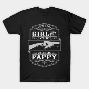 This Girl Stole My Heart She Calls Me Pappy T-Shirt